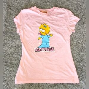 VINTAGE Maggie Simpson tshirt Simpsons Baby Got Back Y2K